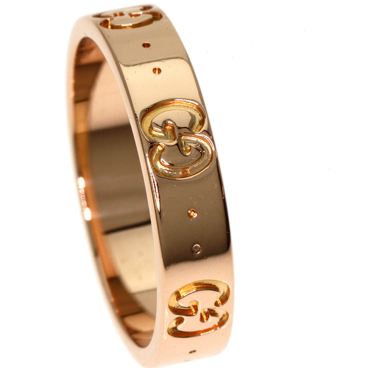 Gucci Ring 18K Pink Gold Gold Icon # 11