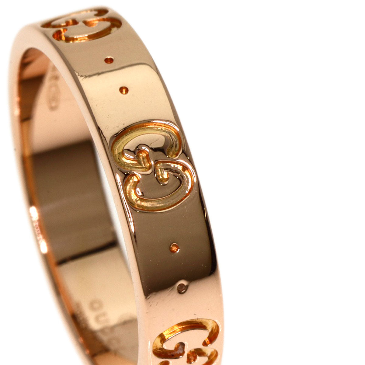 Gucci Ring 18K Pink Gold Gold Icon # 11