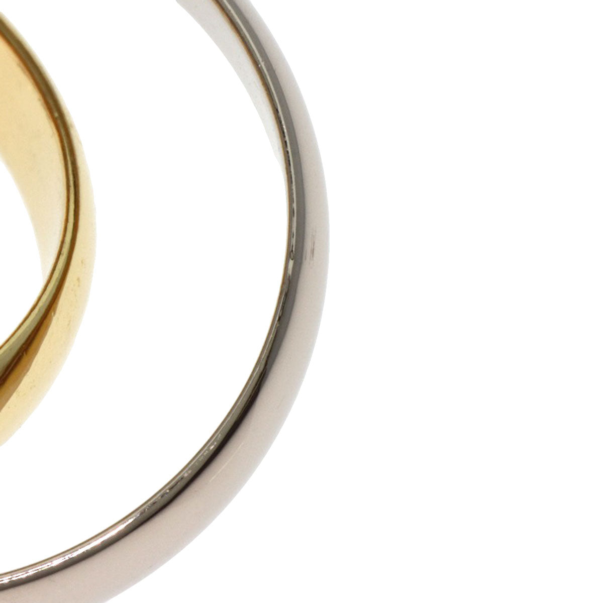 Cartier Ring 18K Yellow Gold Gold Trinity Ring #50 Current