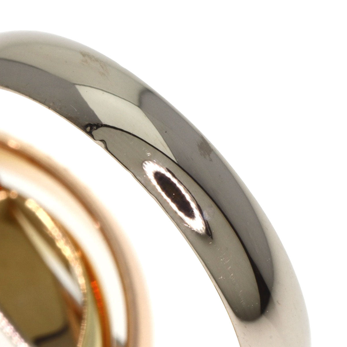 Cartier Ring 18K Yellow Gold Gold Trinity Ring #50 Current