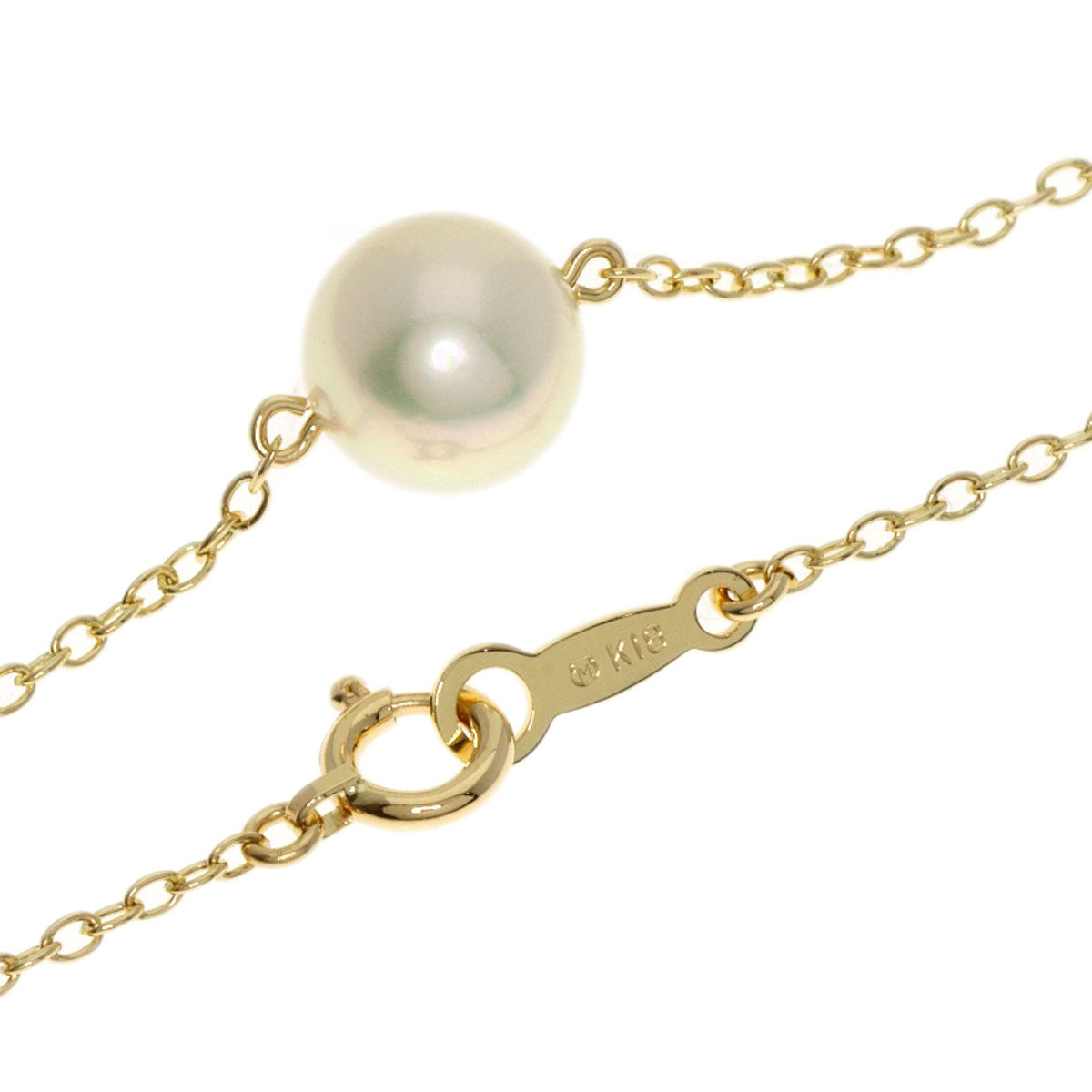 Mikimoto Necklace 18K Yellow Gold Gold Akoya Pearl Pearl