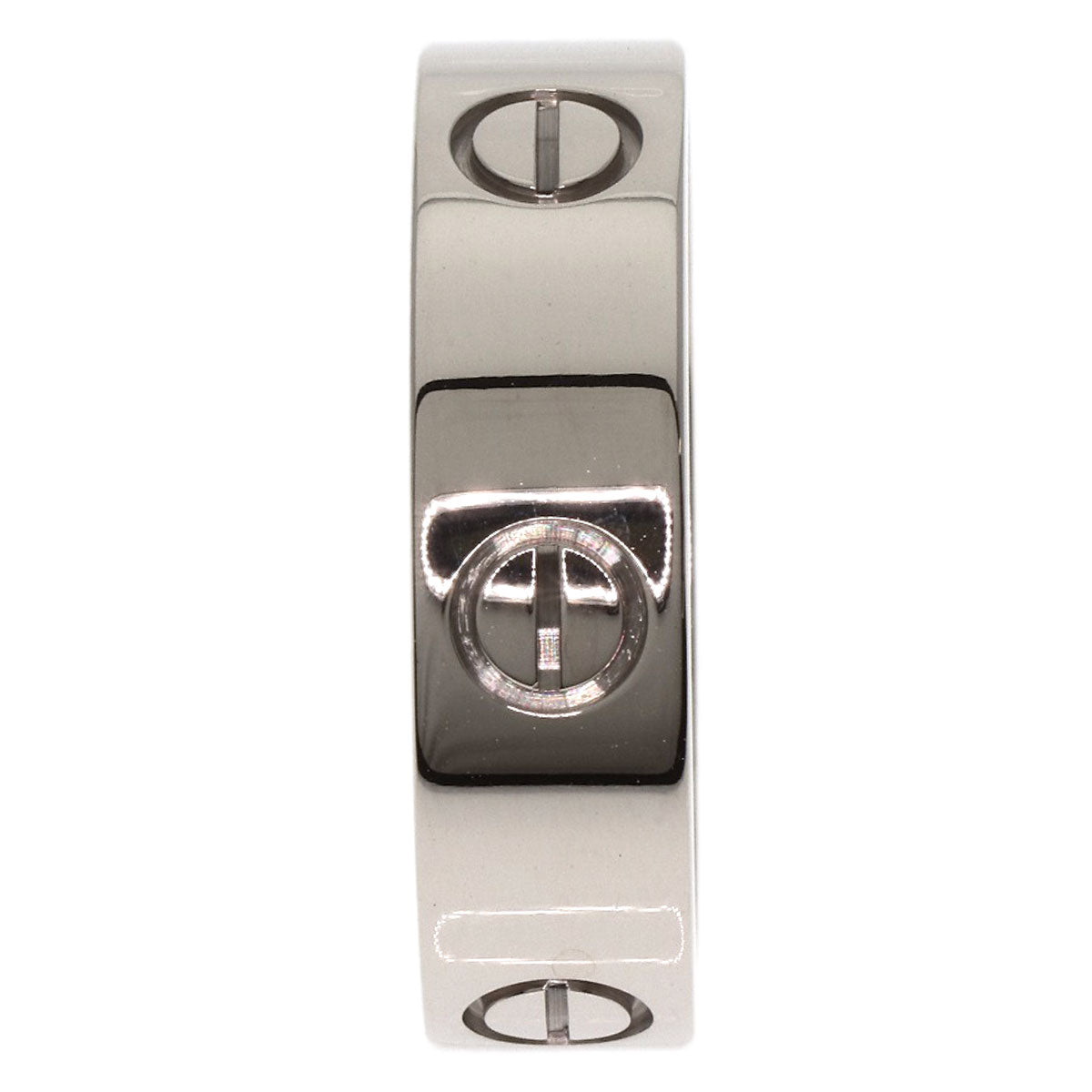 Cartier Ring K18Wg Silver Love Ring #61