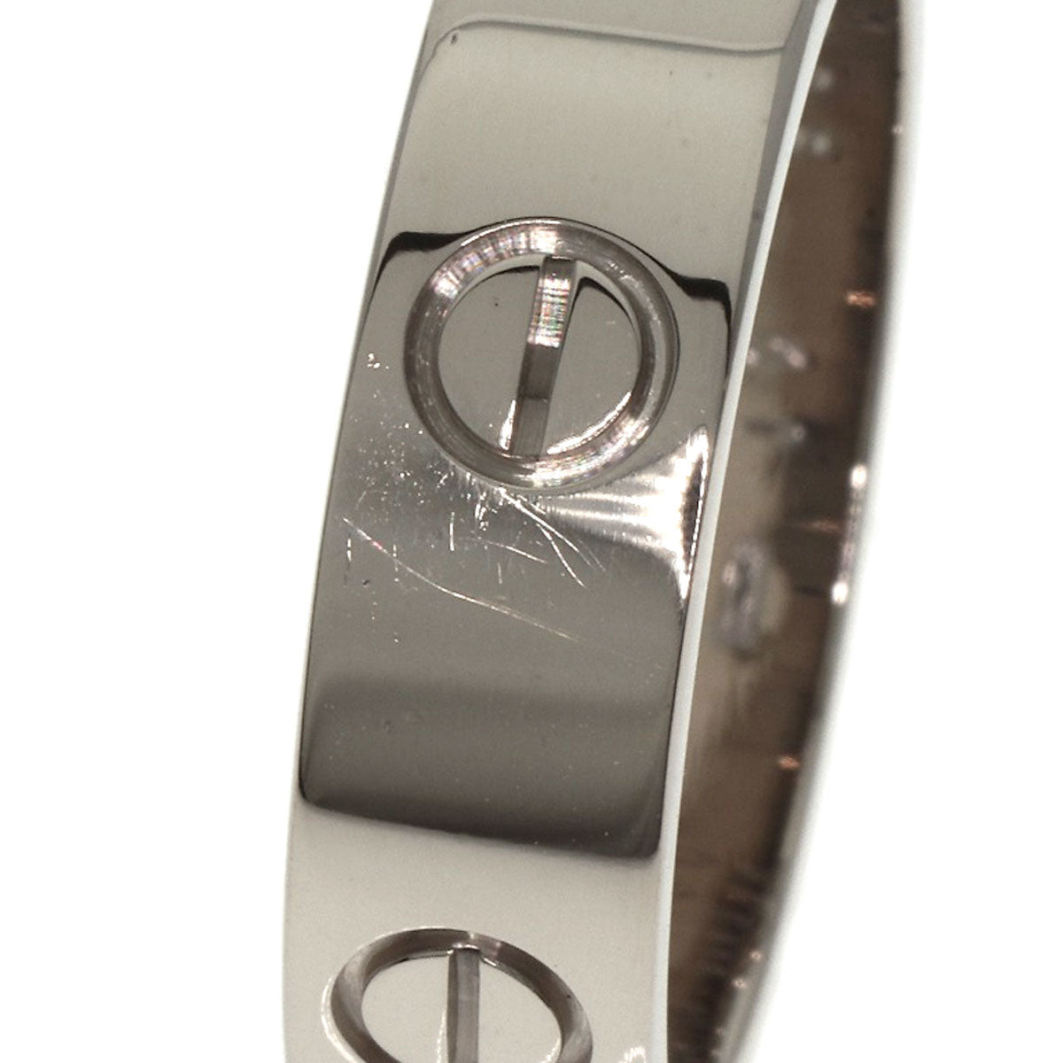Cartier Ring K18Wg Silver Love Ring #61