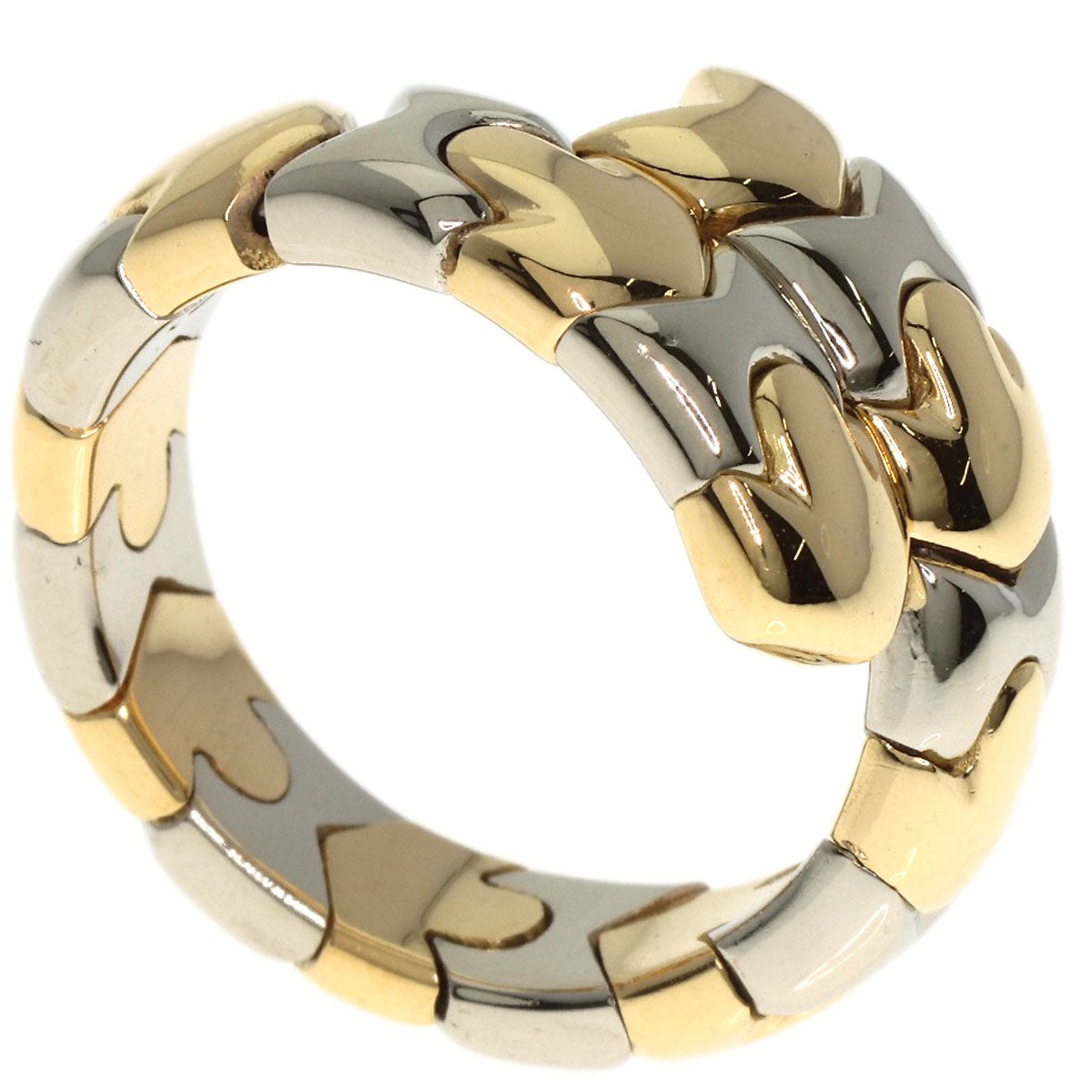 Bvlgari Ring 18K Yellow Gold Silver Al Beare