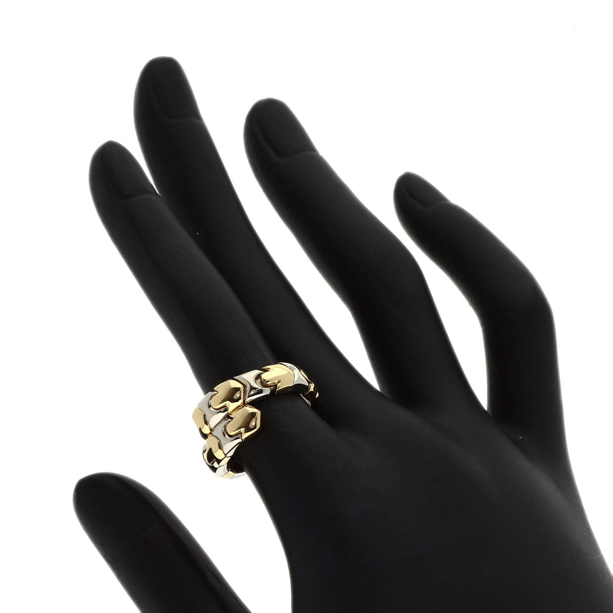 Bvlgari Ring 18K Yellow Gold Silver Al Beare