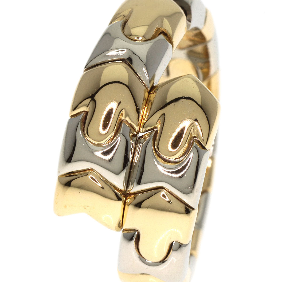 Bvlgari Ring 18K Yellow Gold Silver Al Beare