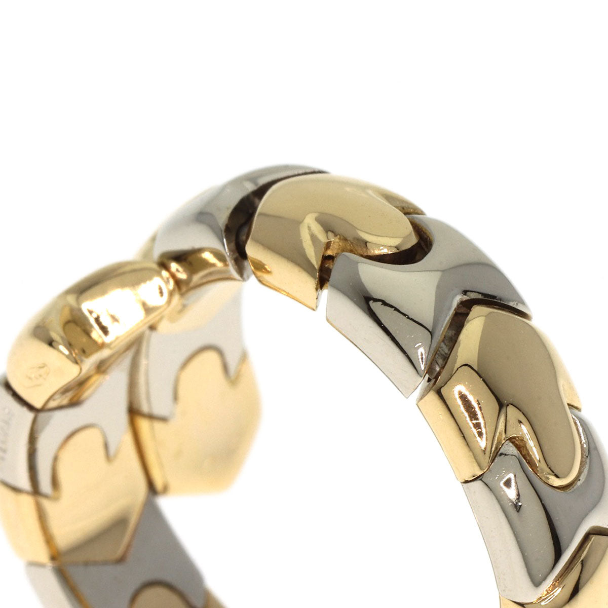 Bvlgari Ring 18K Yellow Gold Silver Al Beare