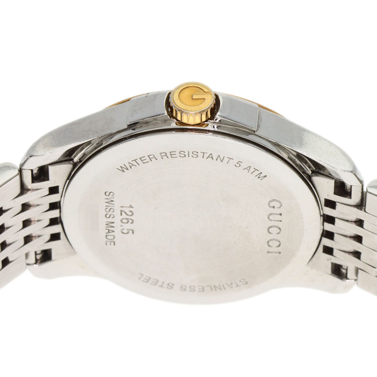 Gucci Watches Quartz 126.5 Stainless Steel , Ssxgp Silver G Timeless Black Dial Women