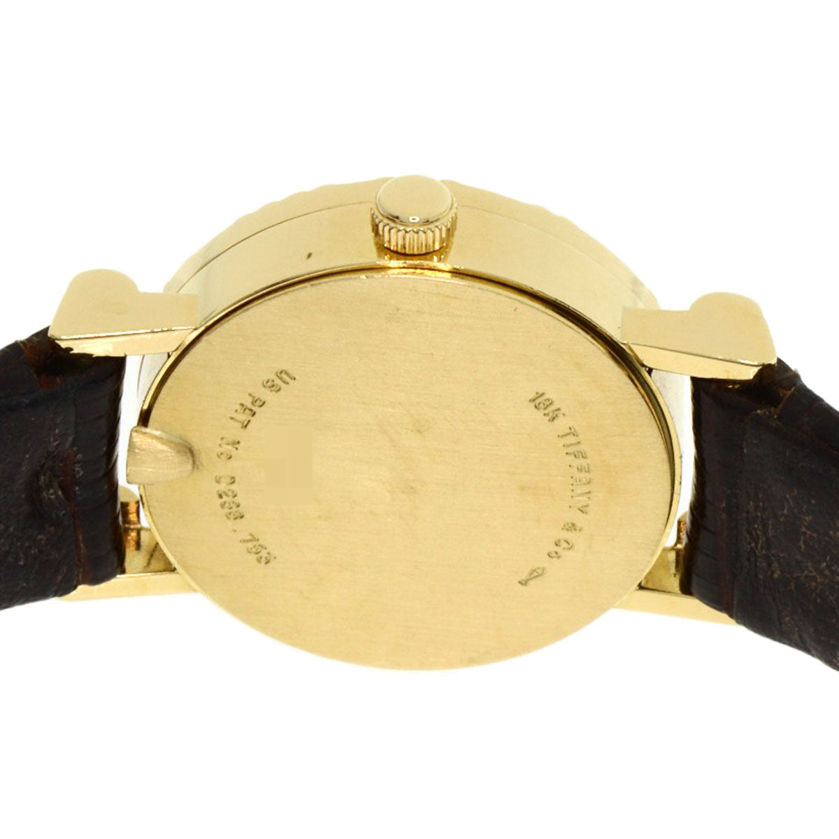 Tiffany&Co. Watches Quartz D286.753 K18Yg, Leather Gold Atlas Gold Dial Women