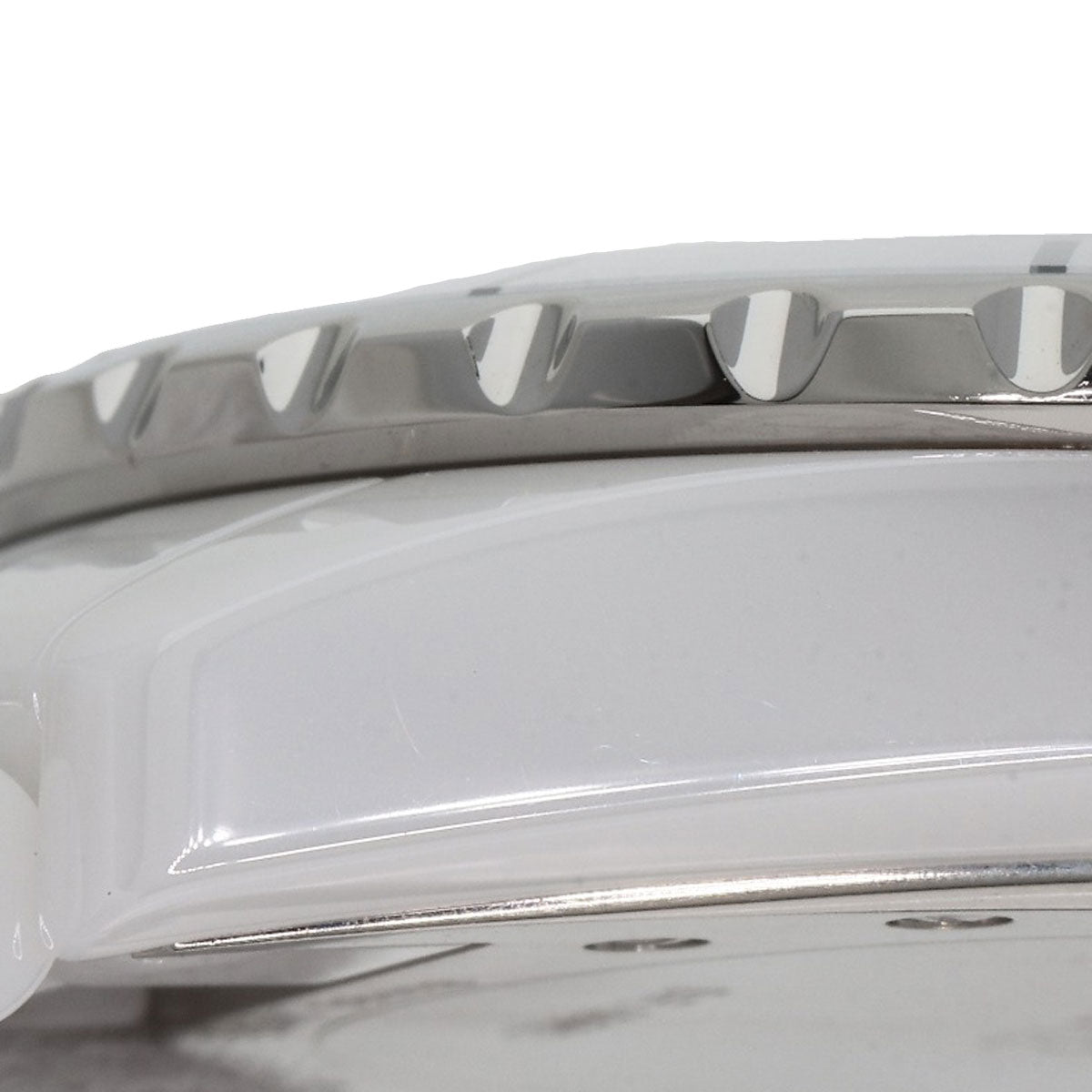 Chanel Watches Mechanical Automatic H3214 Ceramic, Ceramic Silver J12 1.5" 8P Diamond White Shell
