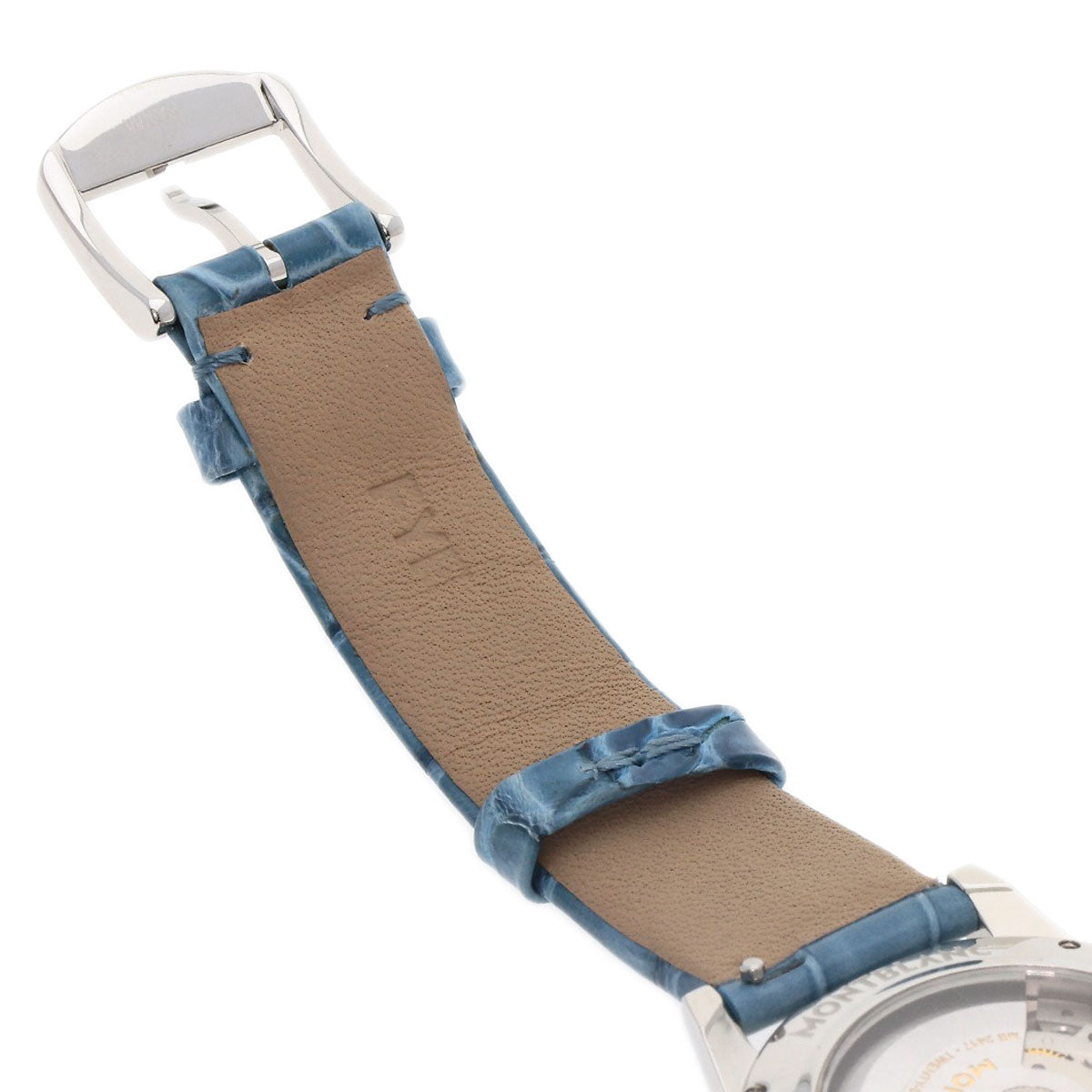 Montblanc Watches Mechanical Automatic Mb118772 Stainless Steel, Leather Silver Boheme Diamond