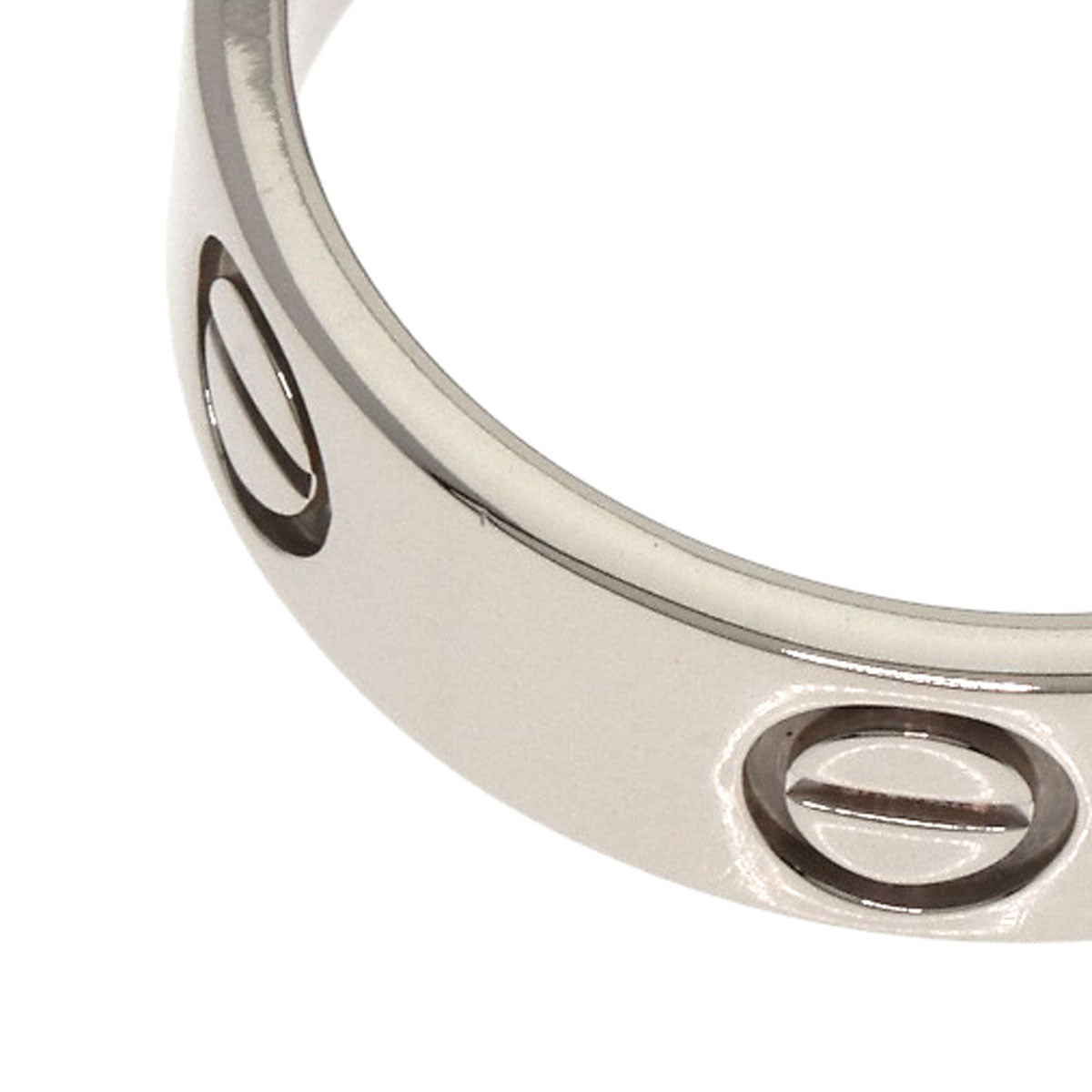Cartier Ring K18Wg Silver Love Ring #53