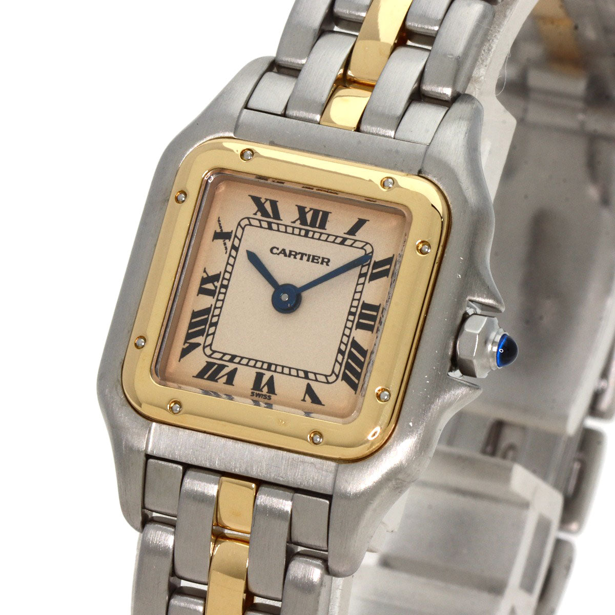 Cartier Watches Quartz W25029B5 Stainless Steel , Ssxk18Yg Gold Panthere Sm 1 Row Ivory Dial Women