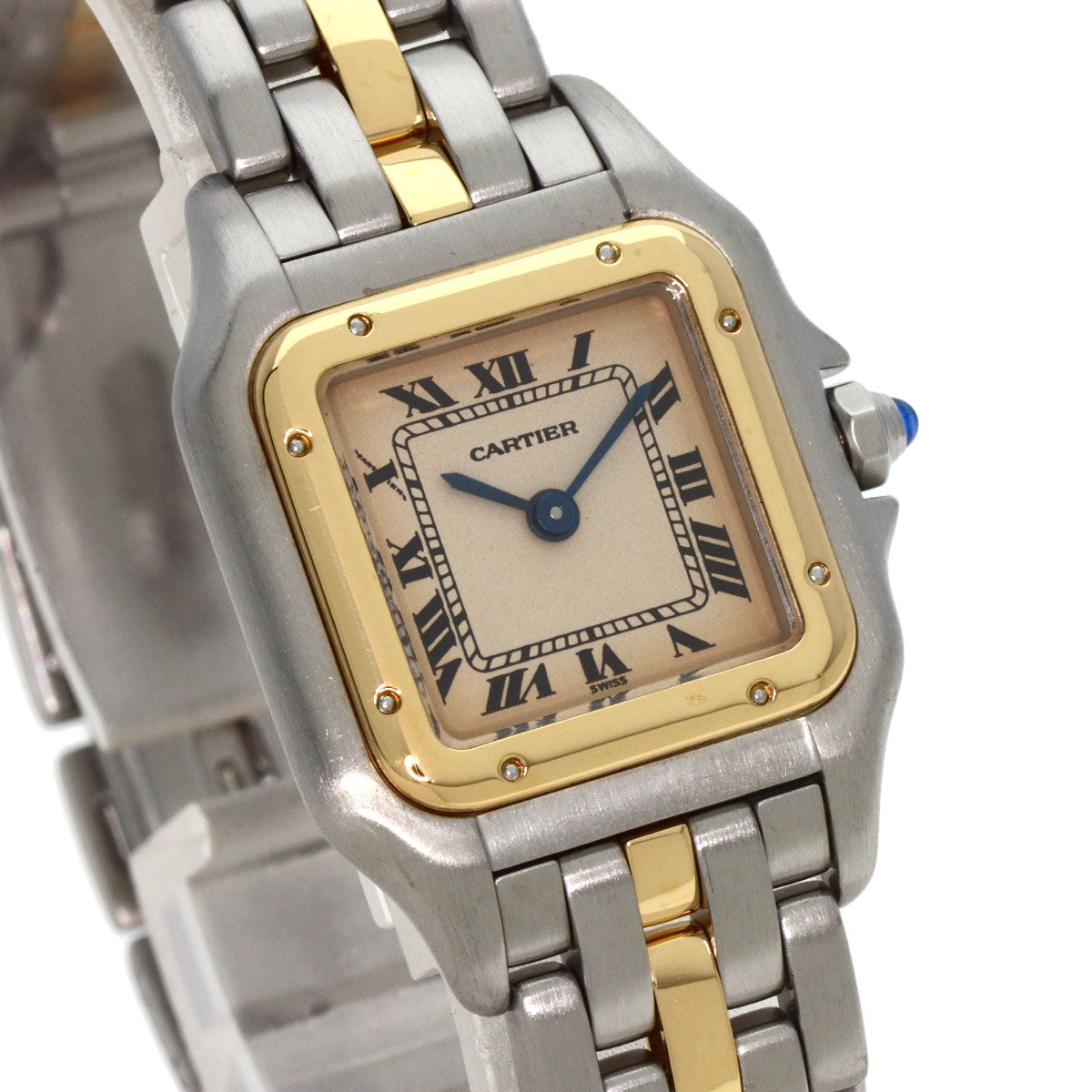 Cartier Watches Quartz W25029B5 Stainless Steel , Ssxk18Yg Gold Panthere Sm 1 Row Ivory Dial Women