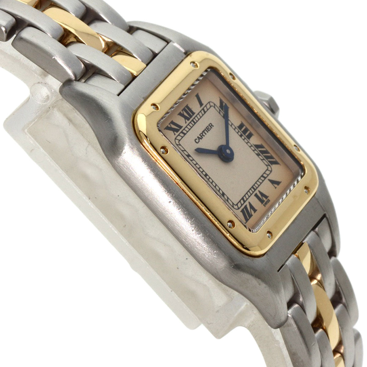 Cartier Watches Quartz W25029B5 Stainless Steel , Ssxk18Yg Gold Panthere Sm 1 Row Ivory Dial Women