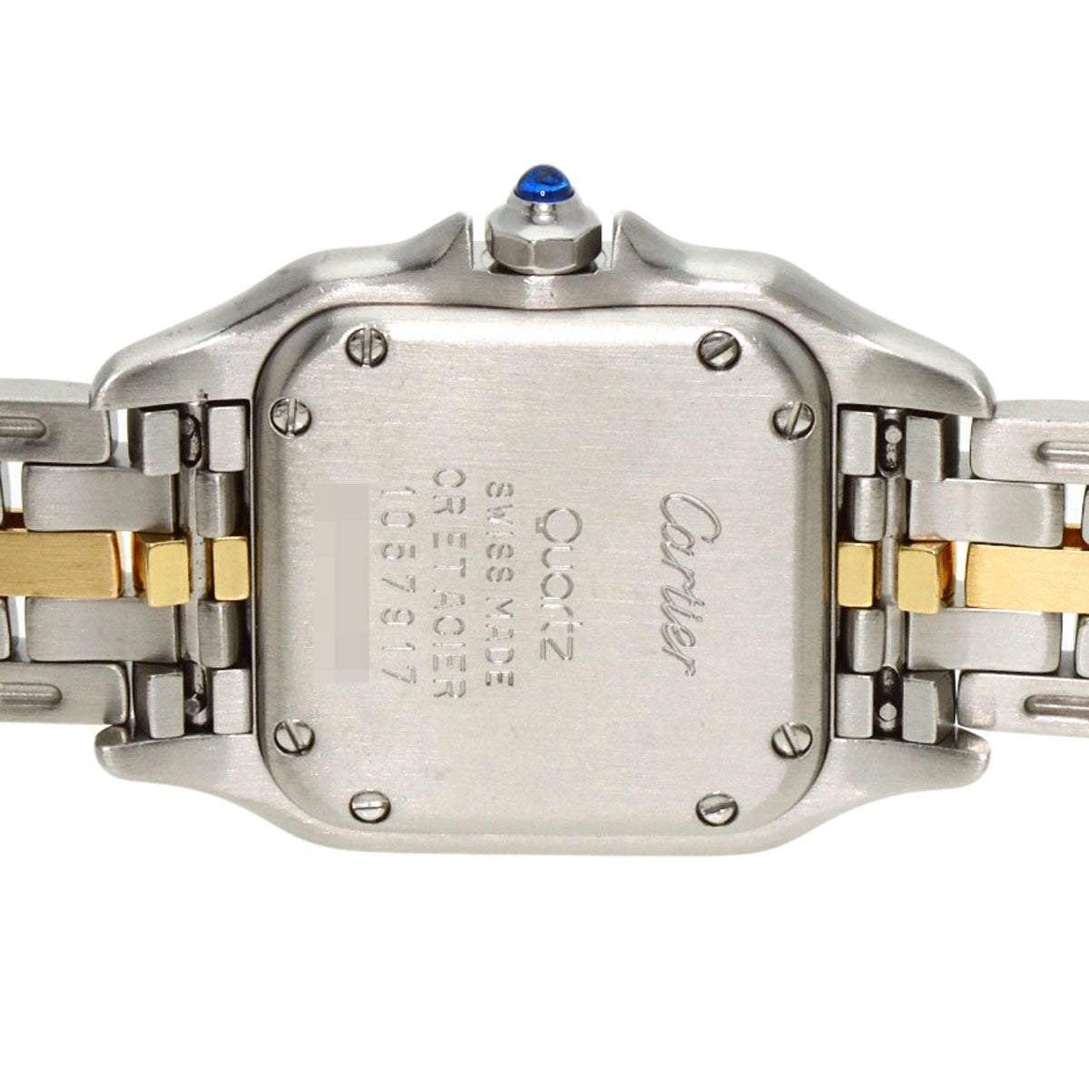 Cartier Watches Quartz W25029B5 Stainless Steel , Ssxk18Yg Gold Panthere Sm 1 Row Ivory Dial Women