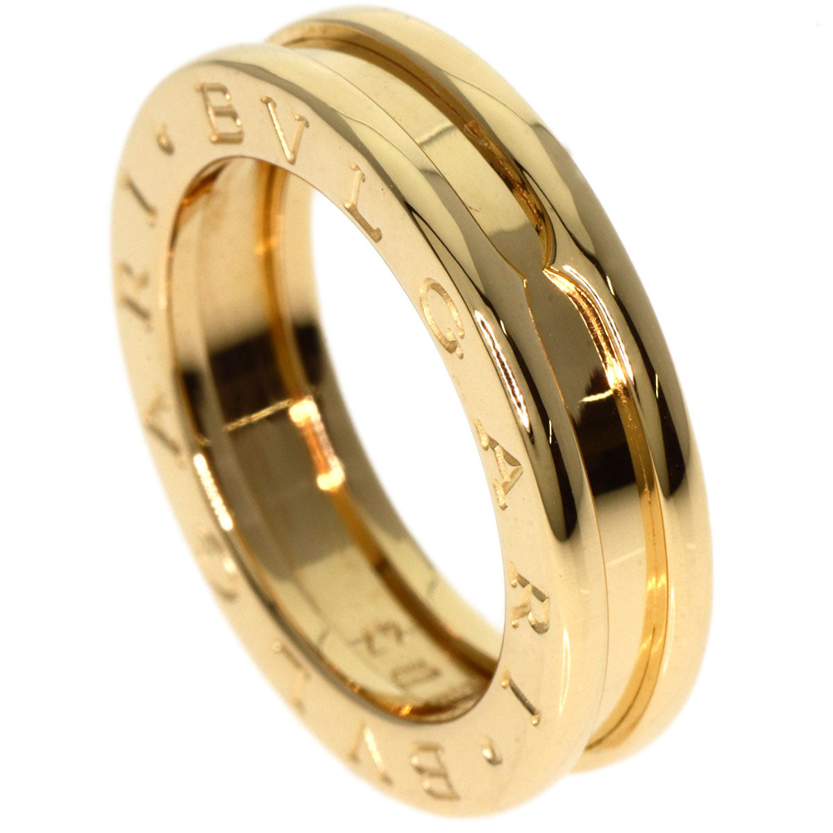 Bvlgari Ring 18K Yellow Gold Gold B-Zero1 B-Zero One 1 Band #47