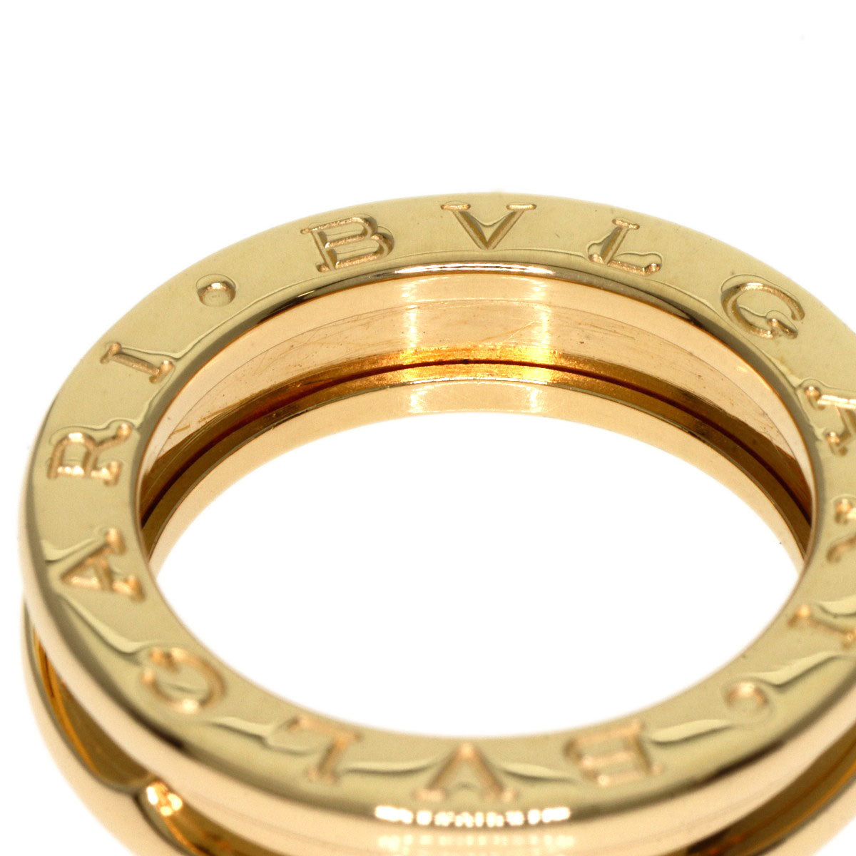 Bvlgari Ring 18K Yellow Gold Gold B-Zero1 B-Zero One 1 Band #47