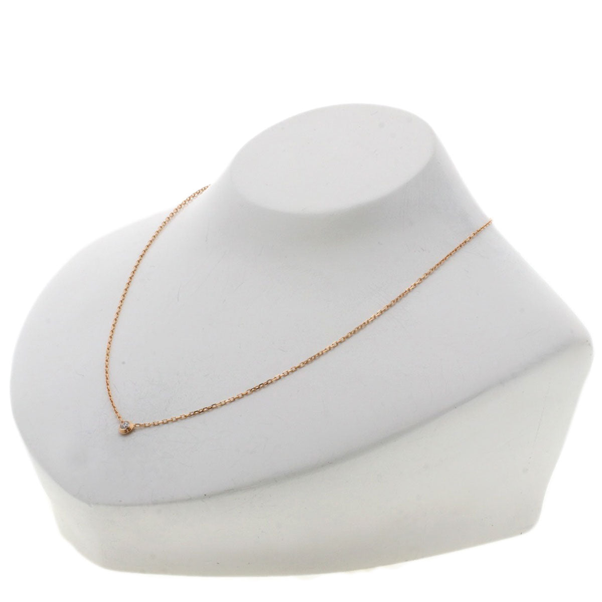 Cartier Necklace 18K Pink Gold Gold Amour Diamant Leger Small Model
