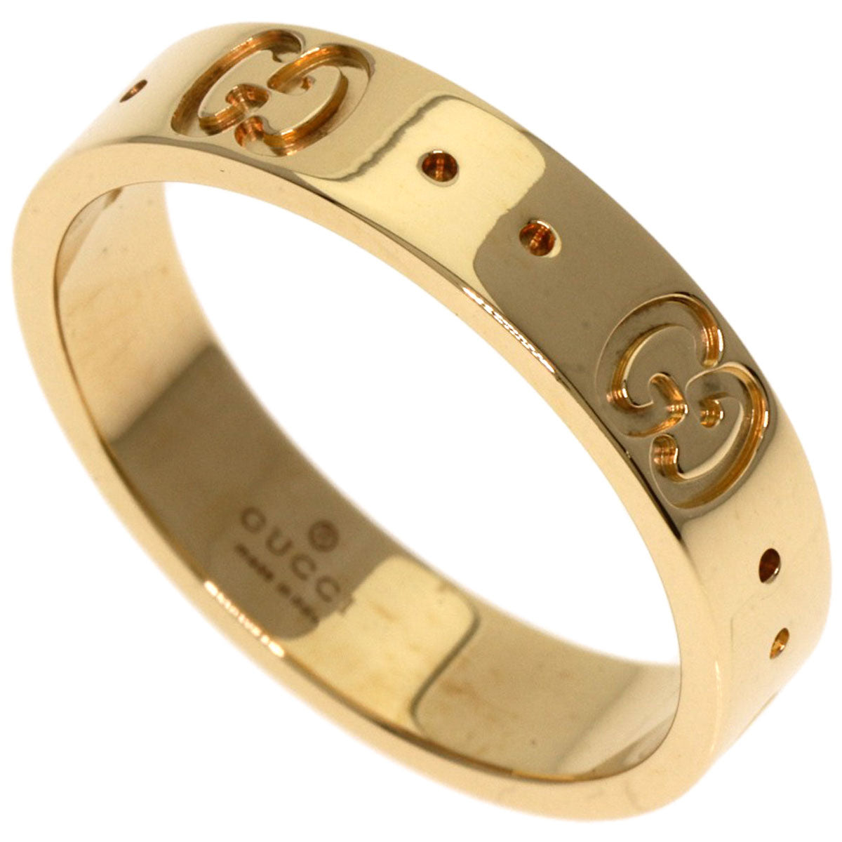 Gucci Ring 18K Yellow Gold Gold Icon # 10
