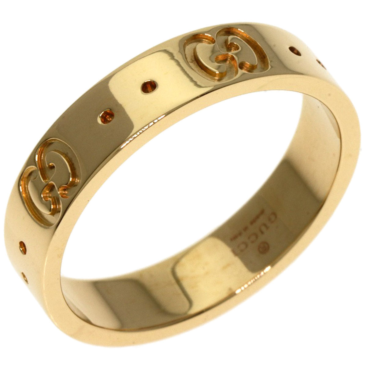 Gucci Ring 18K Yellow Gold Gold Icon # 10