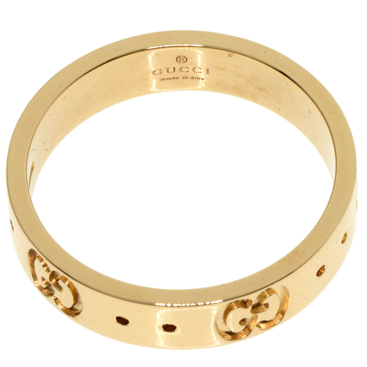 Gucci Ring 18K Yellow Gold Gold Icon # 10