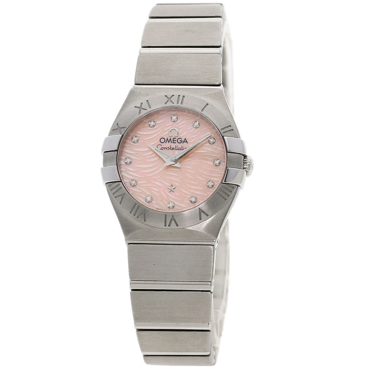 Omega Watches Quartz 123.10.24.60.57.002 Stainless Steel , Stainless Steel Silver Constellation