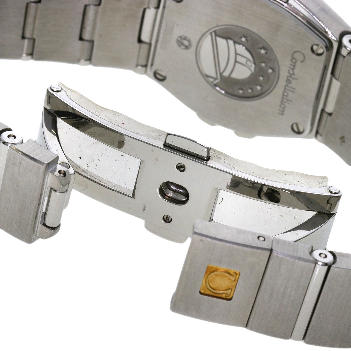 Omega Watches Quartz 123.10.24.60.57.002 Stainless Steel , Stainless Steel Silver Constellation