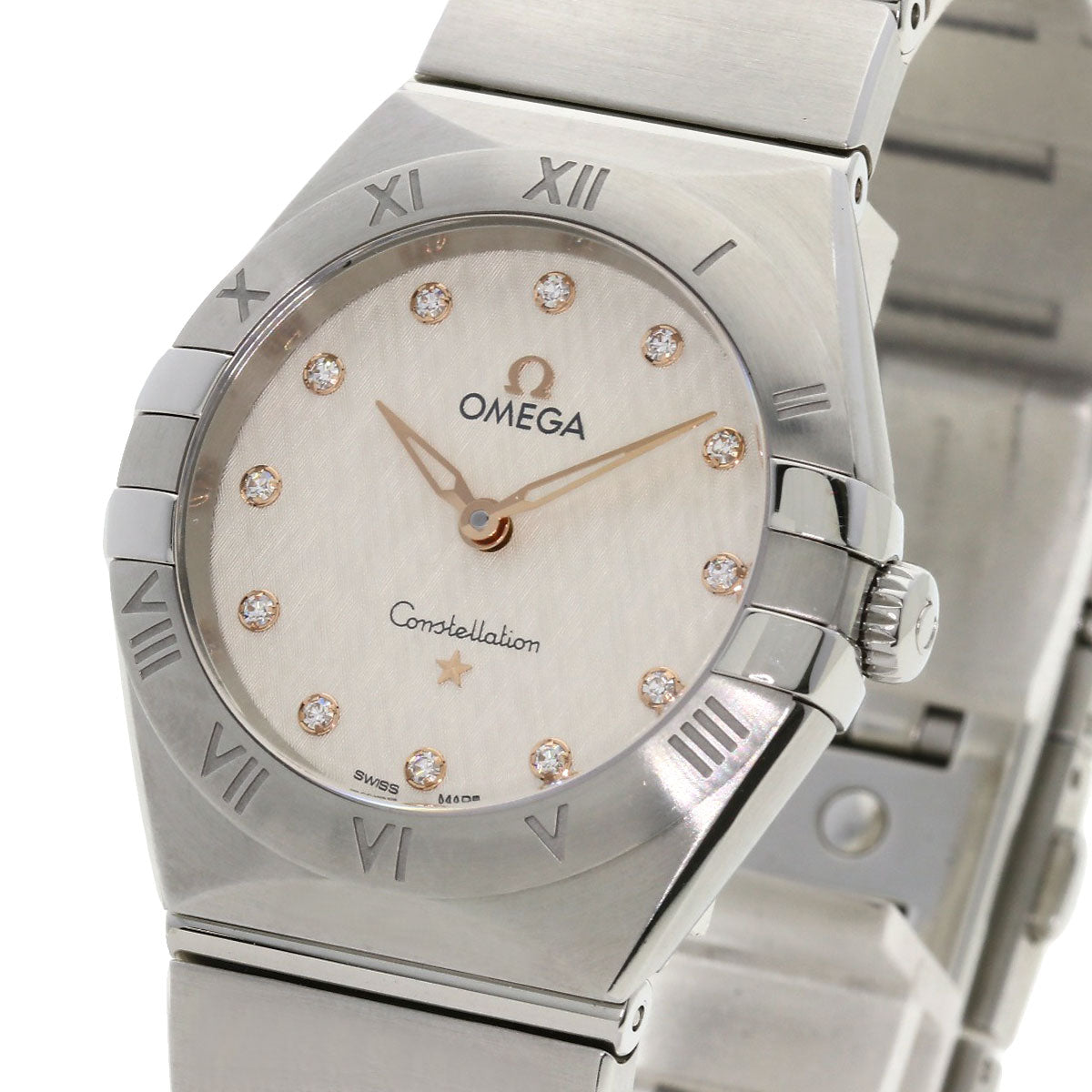 Omega Watches Quartz 131.10.28.60.52.001 Stainless Steel , Stainless Steel Silver Constellation