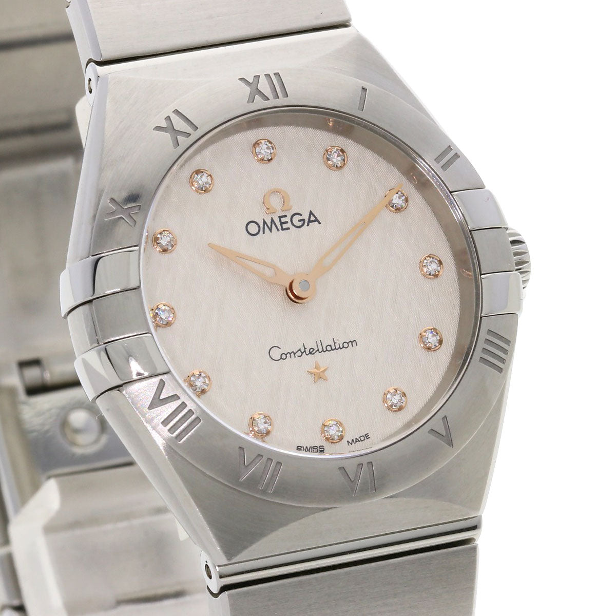 Omega Watches Quartz 131.10.28.60.52.001 Stainless Steel , Stainless Steel Silver Constellation