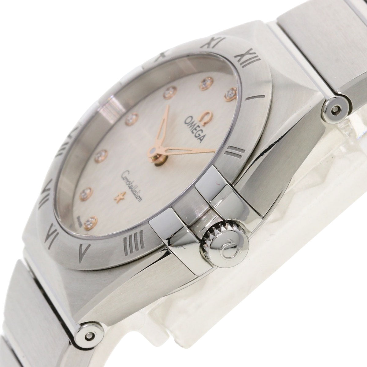 Omega Watches Quartz 131.10.28.60.52.001 Stainless Steel , Stainless Steel Silver Constellation