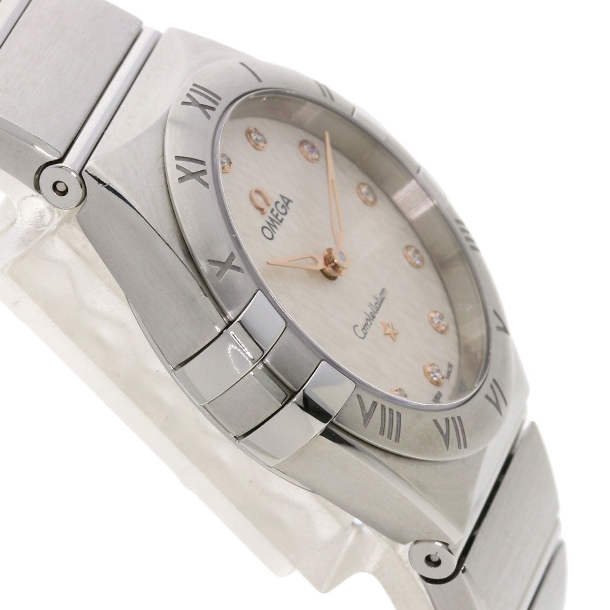Omega Watches Quartz 131.10.28.60.52.001 Stainless Steel , Stainless Steel Silver Constellation