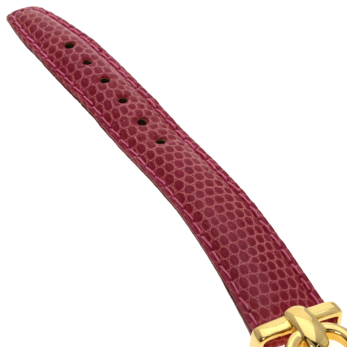 Gucci Watches Quartz 6300L Gold Plated, Leather Gold Logo White Dial Women
