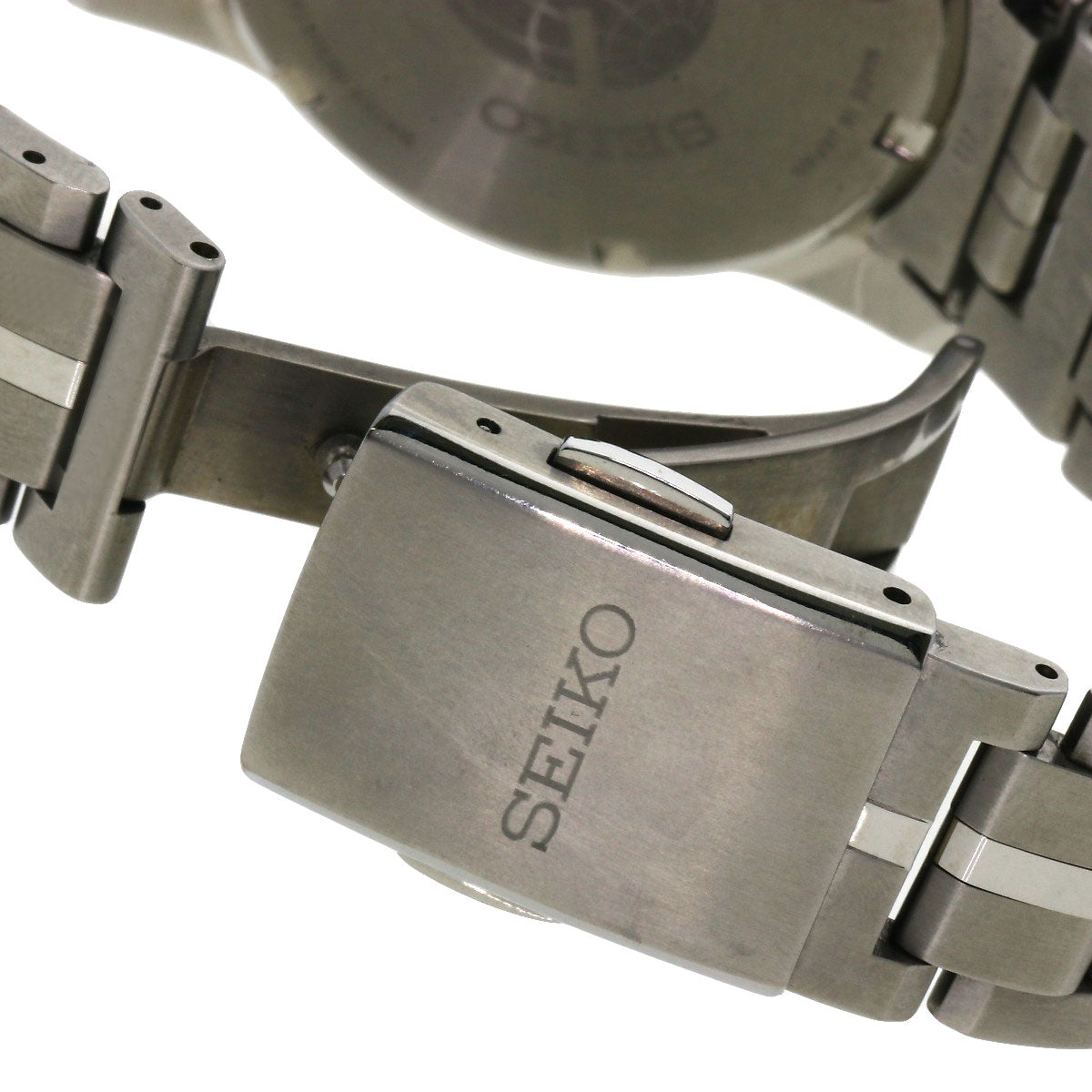 Seiko Watches Solar Powered Sbxc003 5X53-0Ab0 Titanium Ceramic , Titanium Silver Astron Black Dial