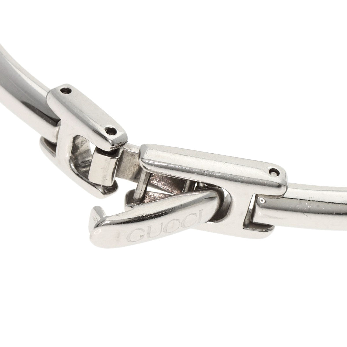 Gucci Watches Quartz Stainless Steel , Stainless Steel Silver 1900L Black Dial Women