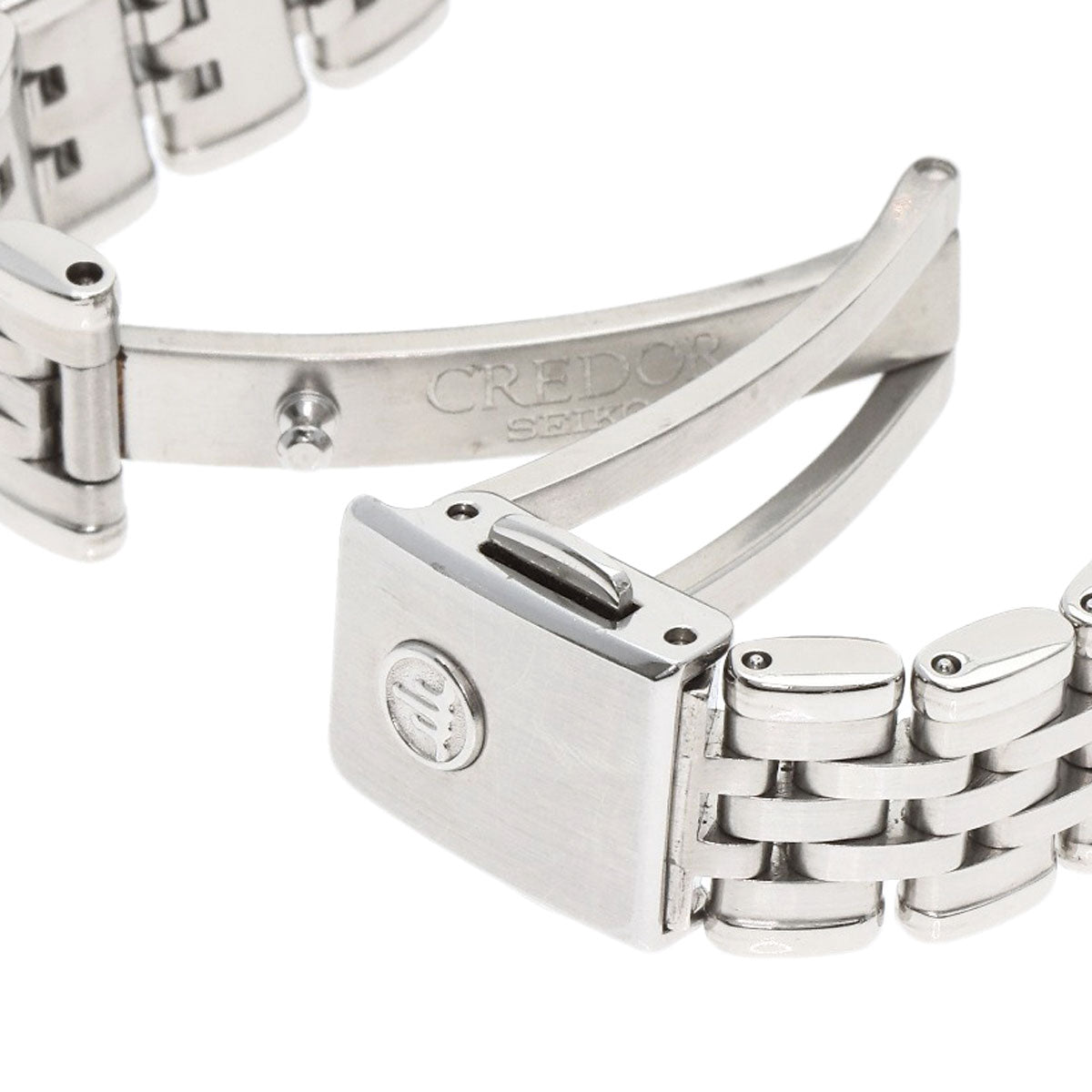 Seiko Watches Quartz 4J85-0A20 Stainless Steel , Stainless Steel Silver Credor Silver Dial Women