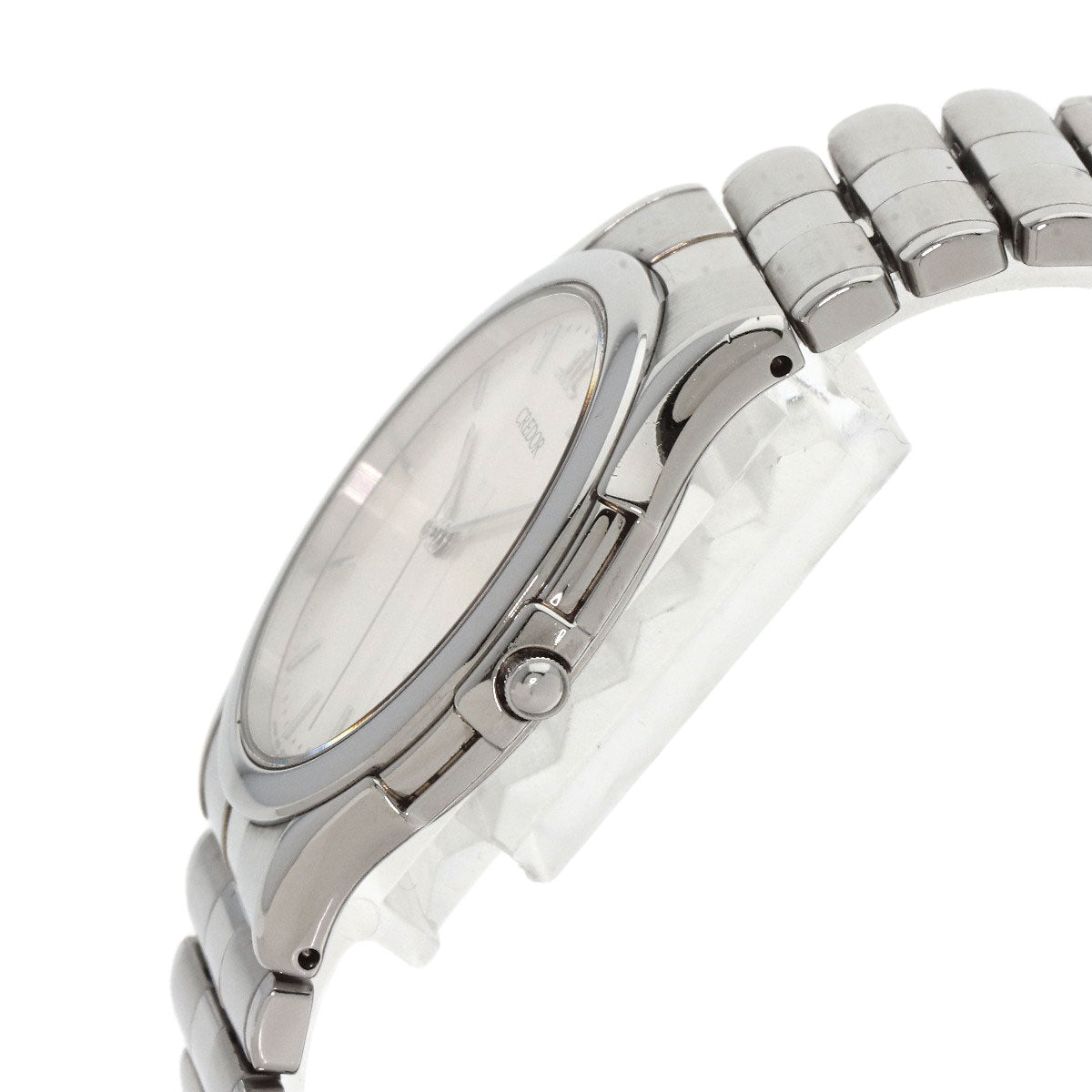 Seiko Watches Quartz Gclc009 9581-6020 Stainless Steel , Stainless Steel Silver Credor Silver Dial