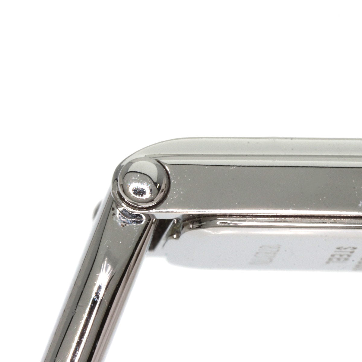 Gucci Watches Quartz 1500L Stainless Steel , Stainless Steel Silver Square Face 1P Diamond Bangle