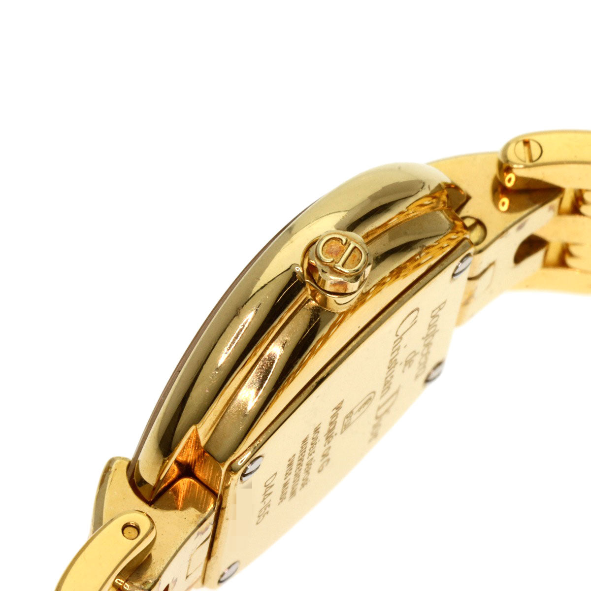 Christian Dior Watches Quartz D44-155 Gold Plated Gold Bakira Gold Dial