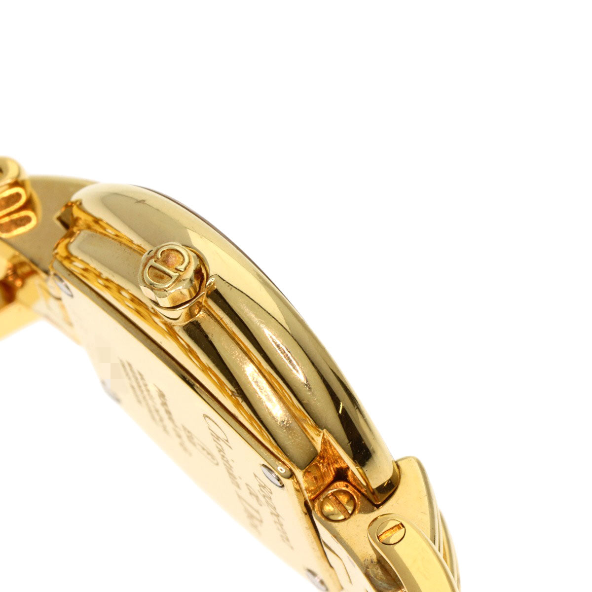 Christian Dior Watches Quartz D44-155 Gold Plated Gold Bakira Gold Dial