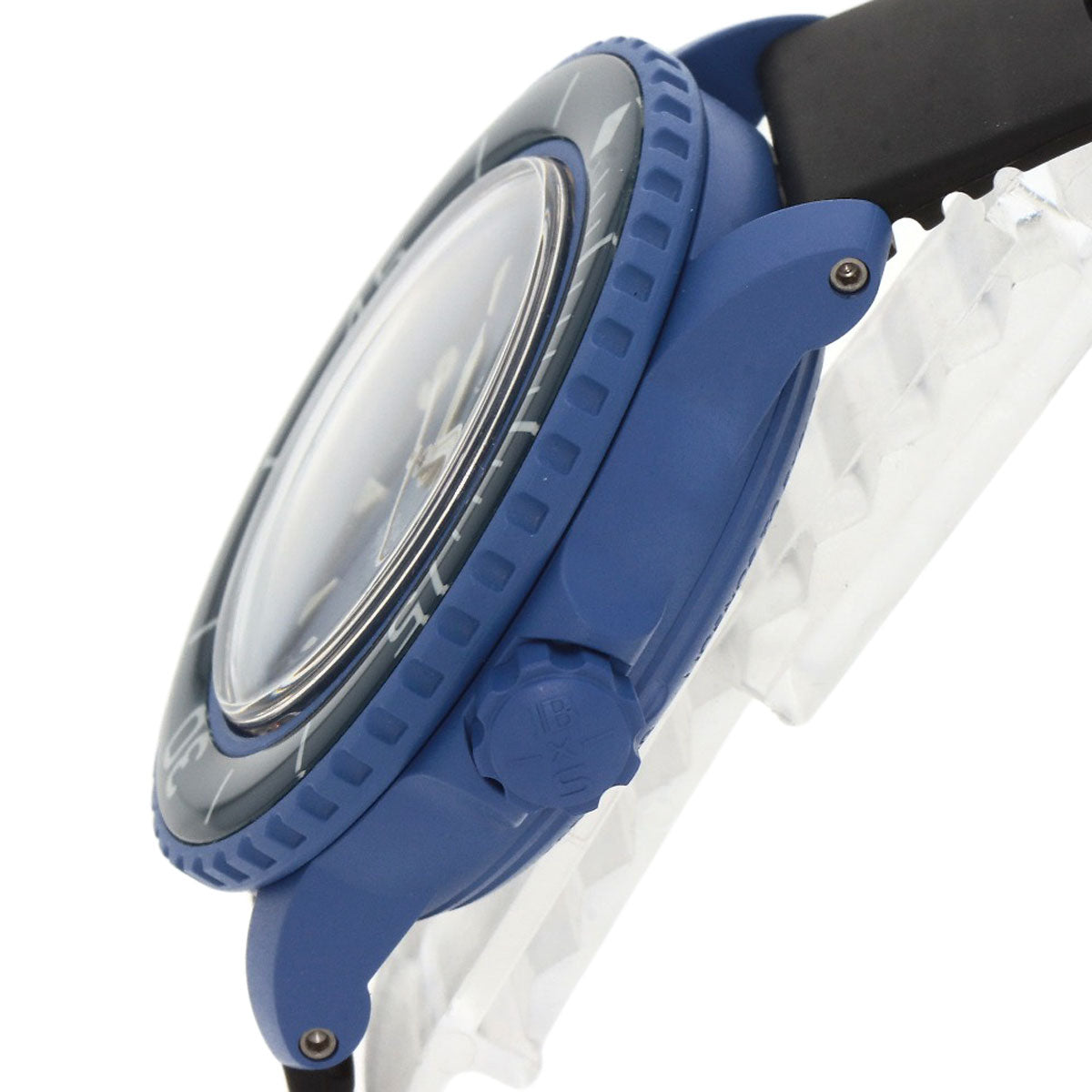 Blancpain Watches Mechanical Automatic So34A100 Ceramic, Rubber Blue Swatch Collaboration Fifty
