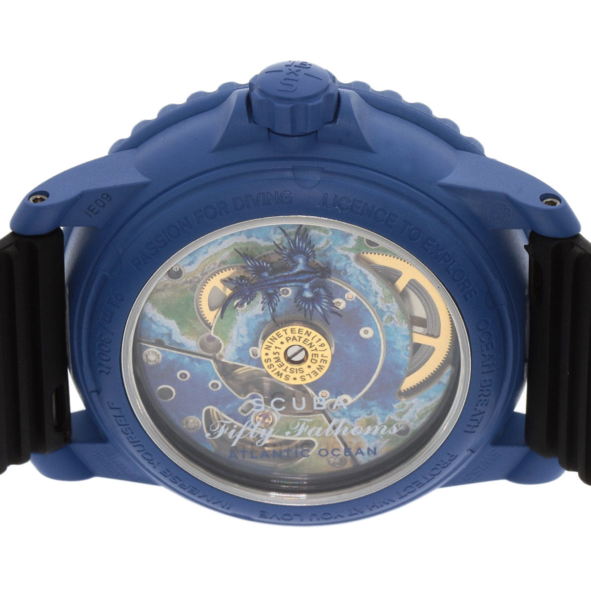 Blancpain Watches Mechanical Automatic So34A100 Ceramic, Rubber Blue Swatch Collaboration Fifty