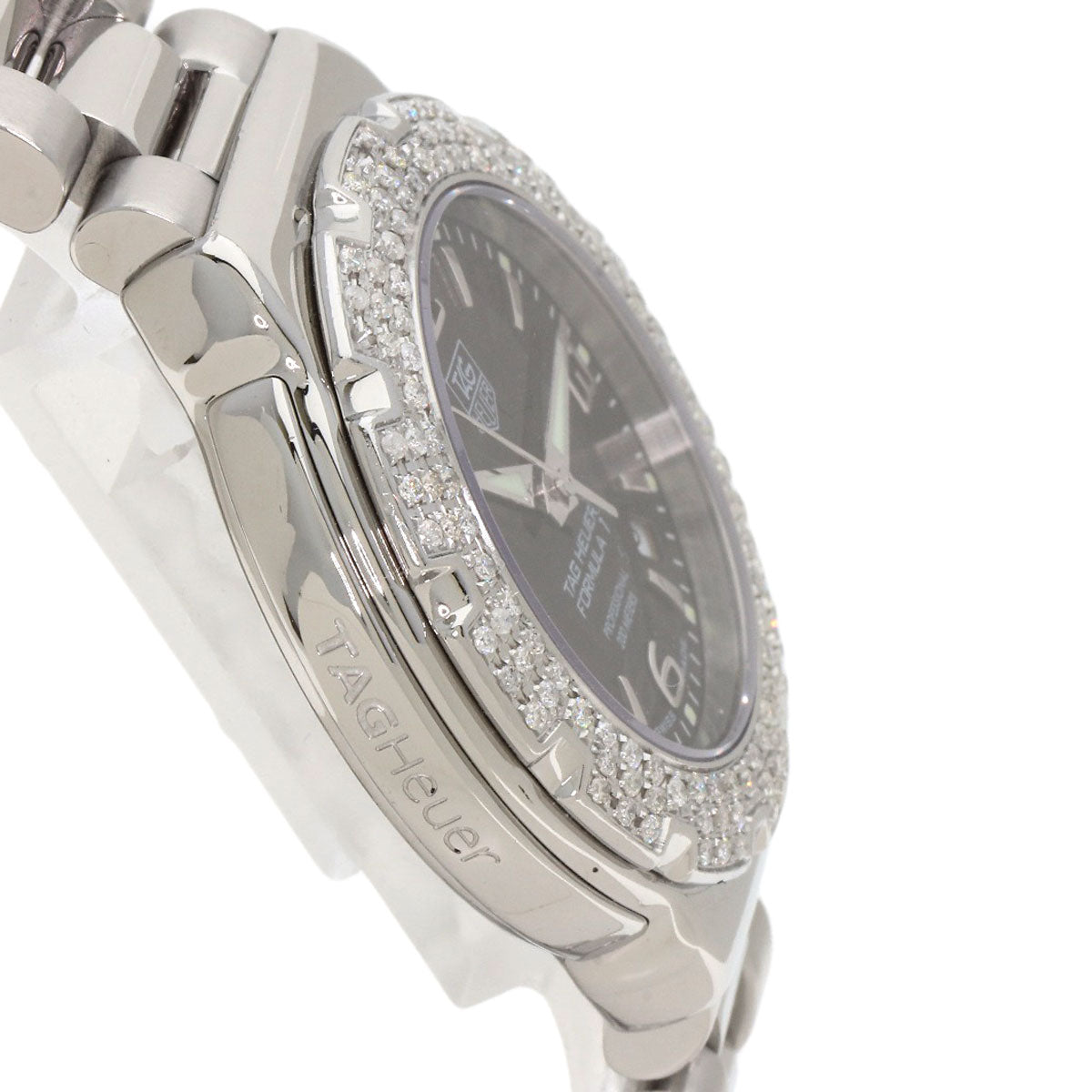 Tag Heuer Watches Quartz Wac1214 Stainless Steel, Stainless Steel, Diamond Silver Formula 1 Glamour