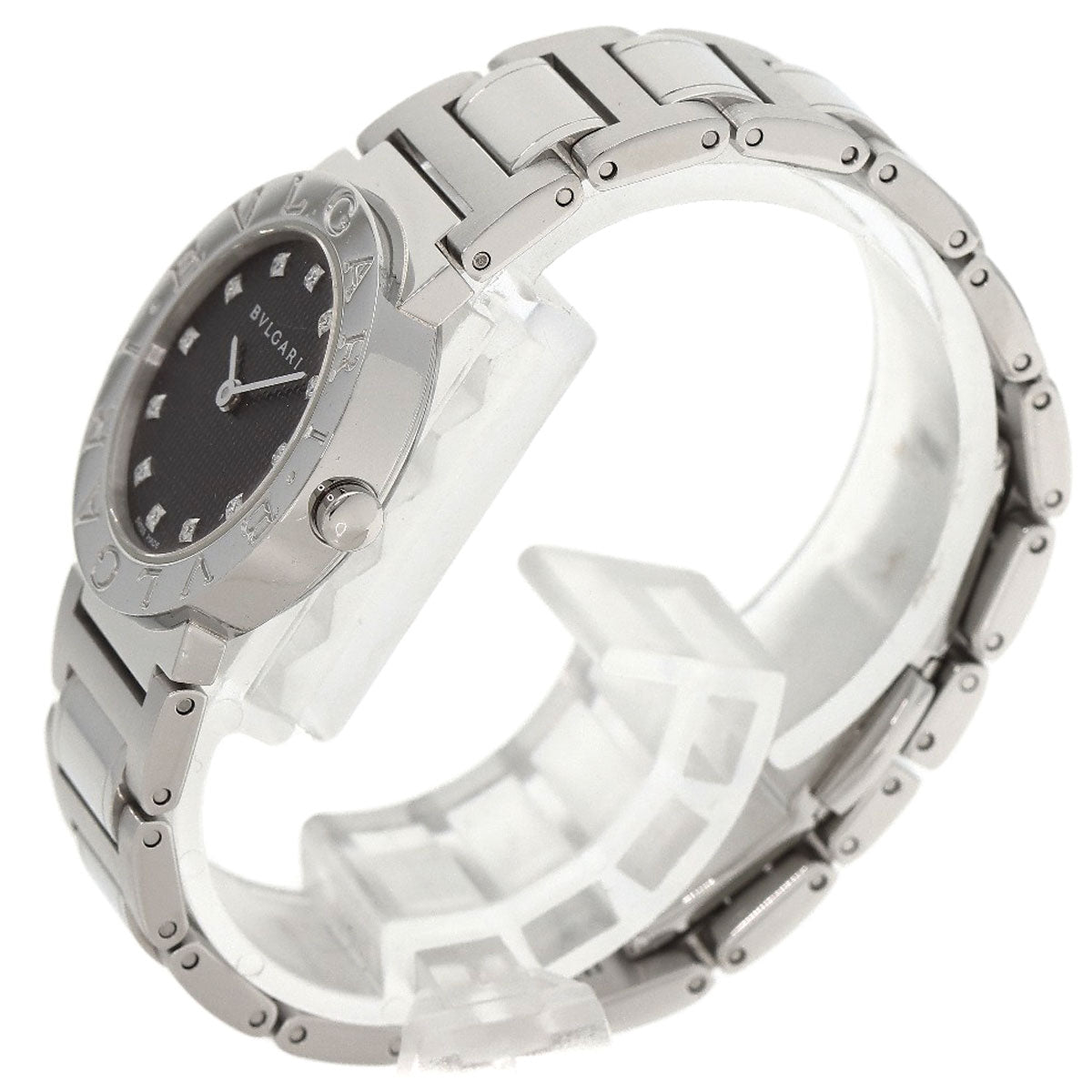 Bvlgari Watches Quartz Bb26Bss/12 Stainless Steel , Stainless Steel Silver Bvlgari Bvlgari 12P