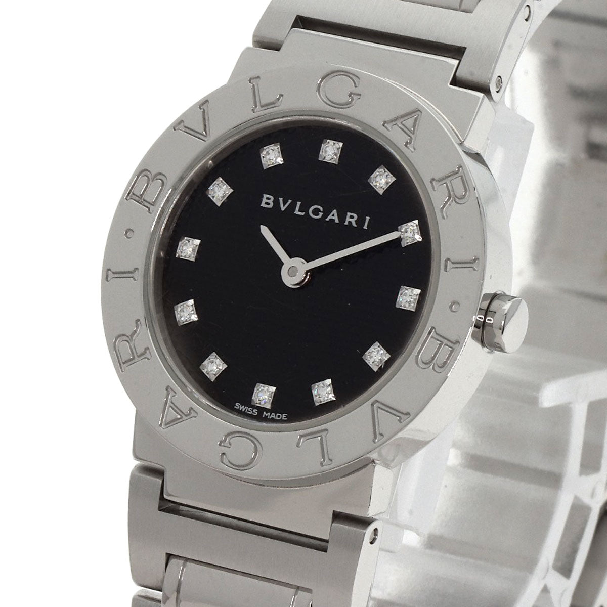Bvlgari Watches Quartz Bb26Bss/12 Stainless Steel , Stainless Steel Silver Bvlgari Bvlgari 12P