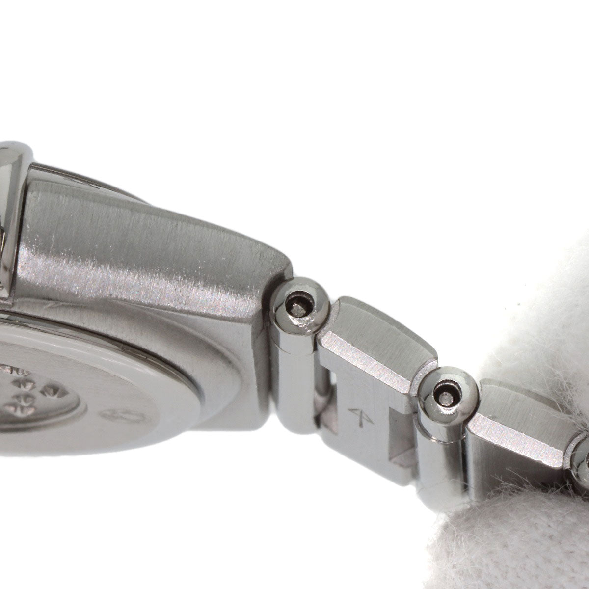 Omega Watches Quartz 1562.40 Stainless Steel , Stainless Steel Silver Constellation Mini Navy Dial