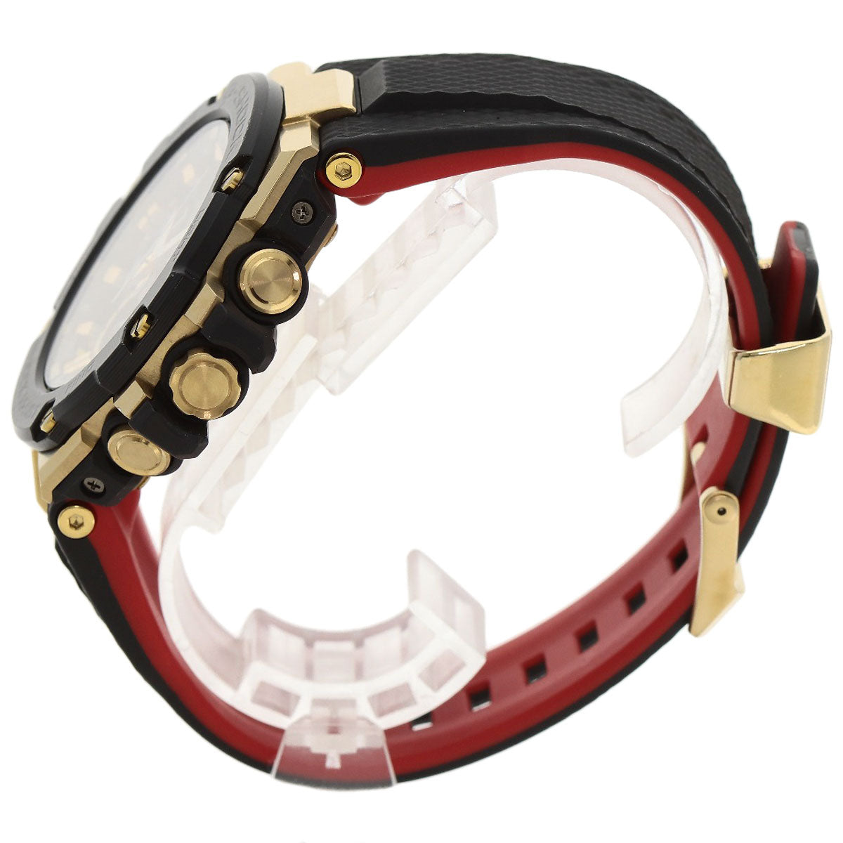 Casio Watches Tough Solar Powered Gst-B100Tfb-1Ajr Stainless Steel, Resin Gold Gold Tornado Tough
