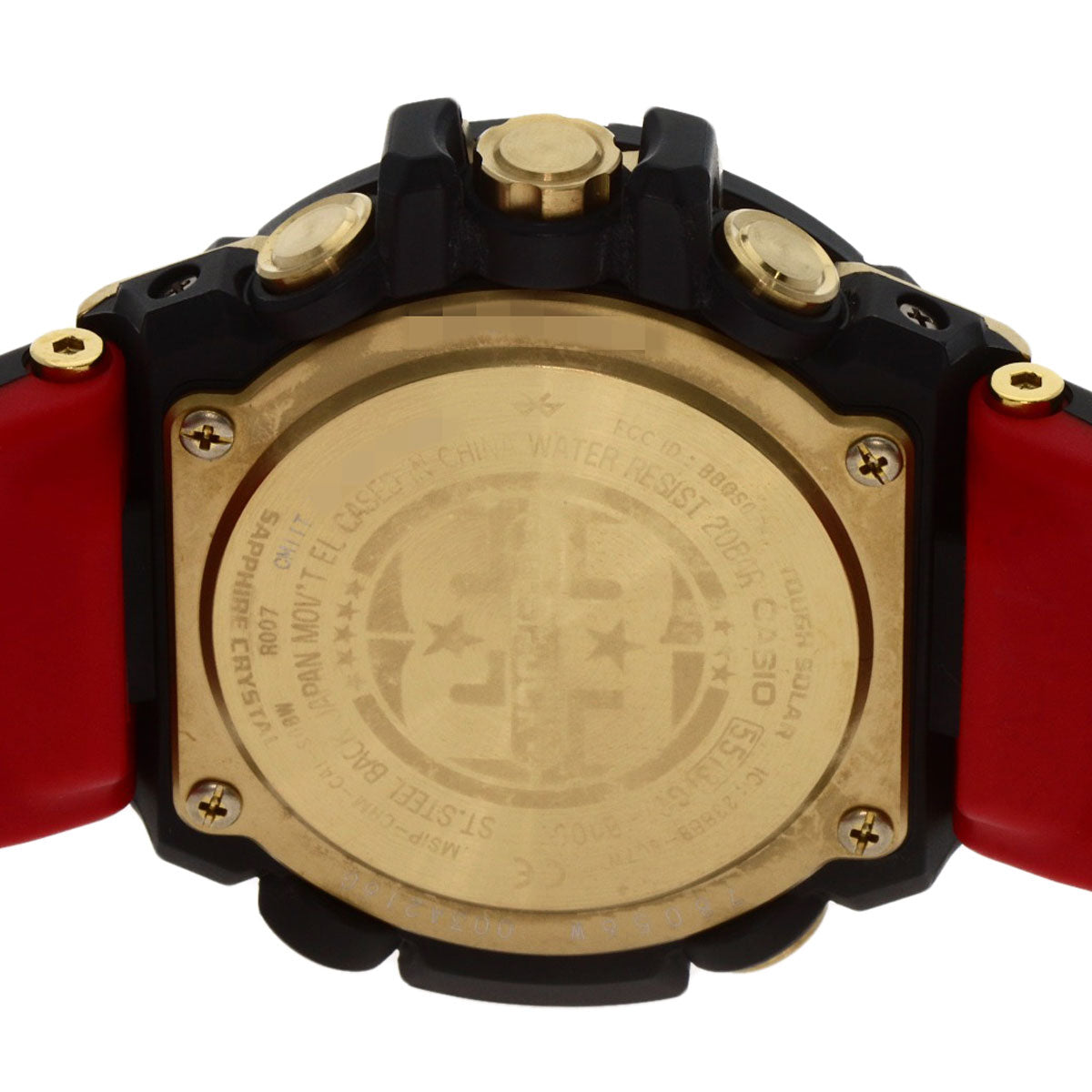 Casio Watches Tough Solar Powered Gst-B100Tfb-1Ajr Stainless Steel, Resin Gold Gold Tornado Tough