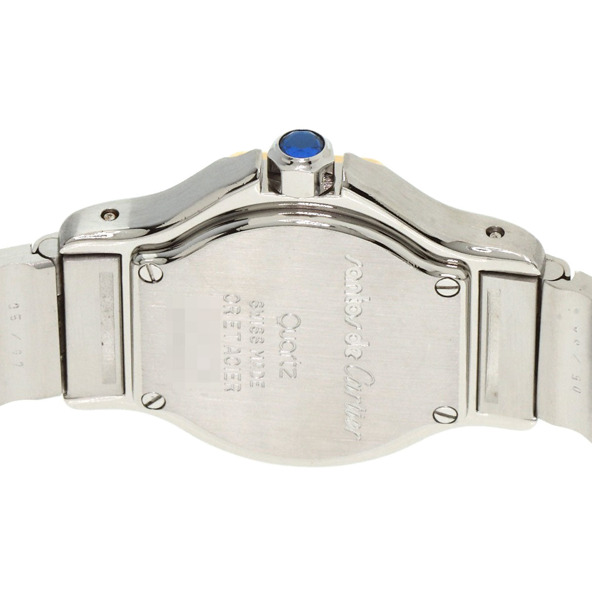 Cartier Watches Quartz W2001683 Stainless Steel Gold Santos Octagon Sm Ivory Dial