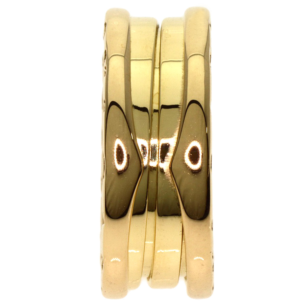 Bvlgari Ring 18K Yellow Gold Gold B-Zero1 B-Zero One 2 Band #53